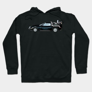 Tron BTTF Delorean Mashup Hoodie